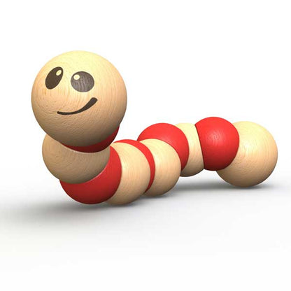BeginAgain - Wooden Earthworm