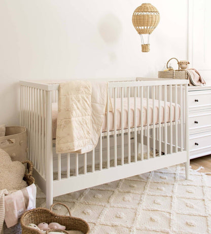 Cotton Baby Blanket Blanket by Burt`s Bees | Swaying Branches Oat