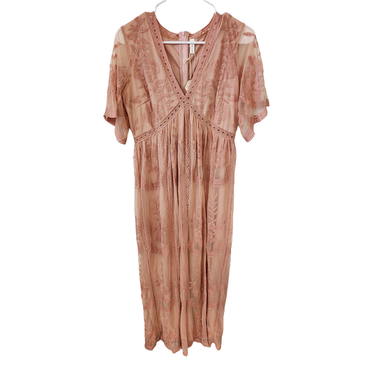 Size L | Pink Blush Maternity Dress NWT