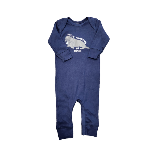 Little Alaskan, Big Heart Romper | Walrus