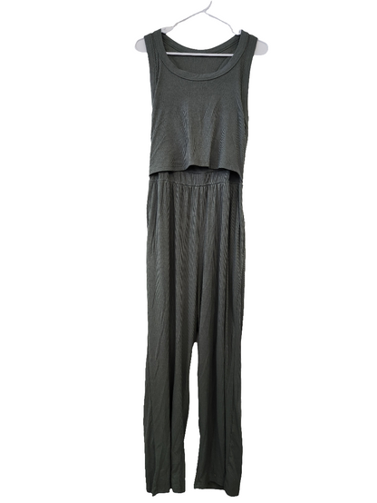 Size XL | Latched mama green Romper
