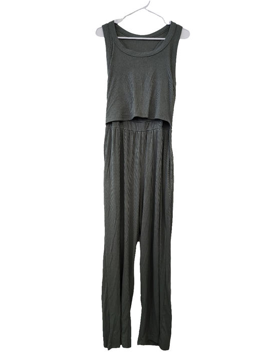 Size XL | Latched mama green Romper