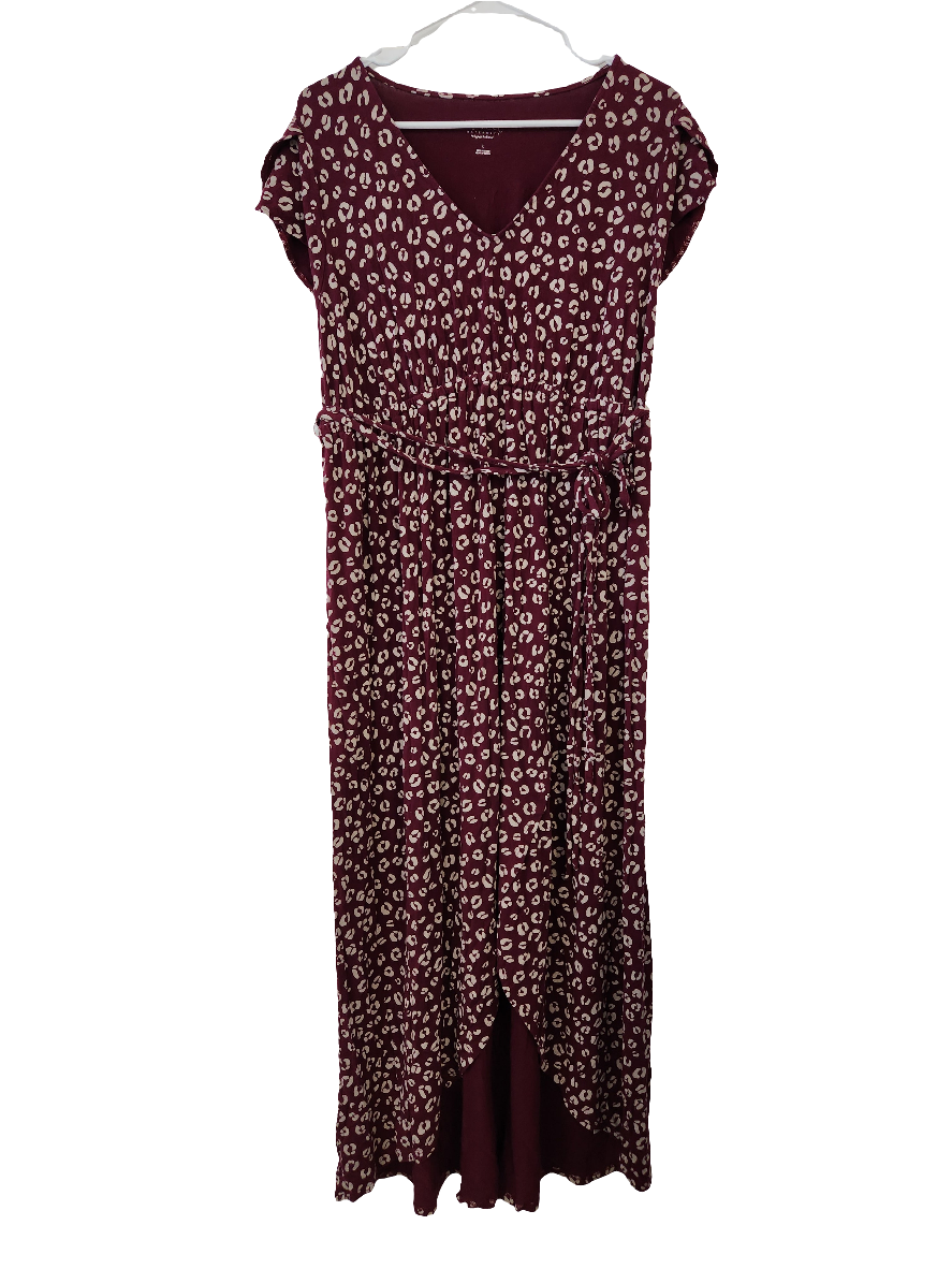 Size L | Isabel Maternity Maroon dress