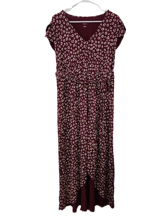 Size L | Isabel Maternity Maroon dress