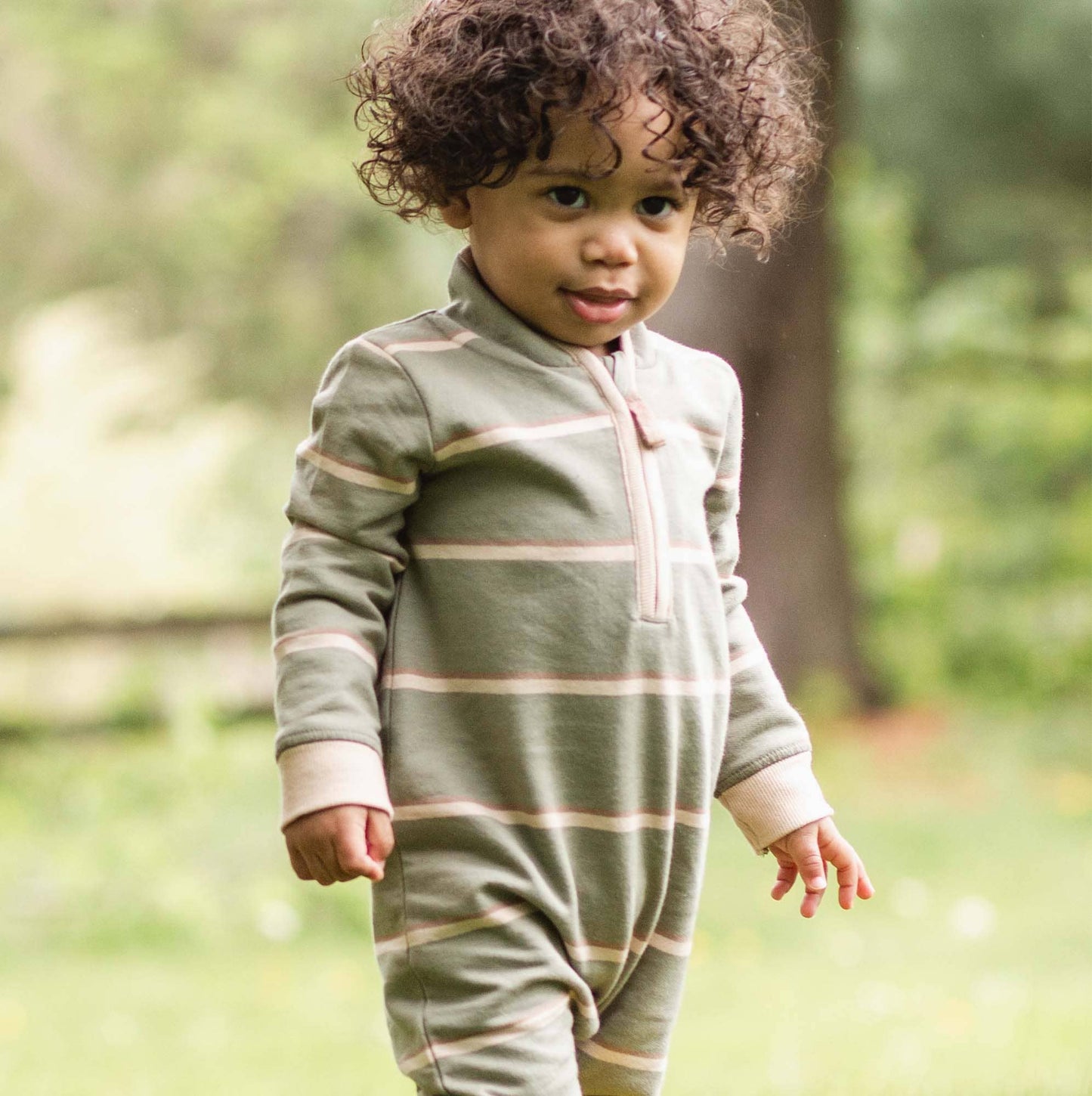 Infant Jumpsuit | Burt's Bees Baby | Holland Stripe