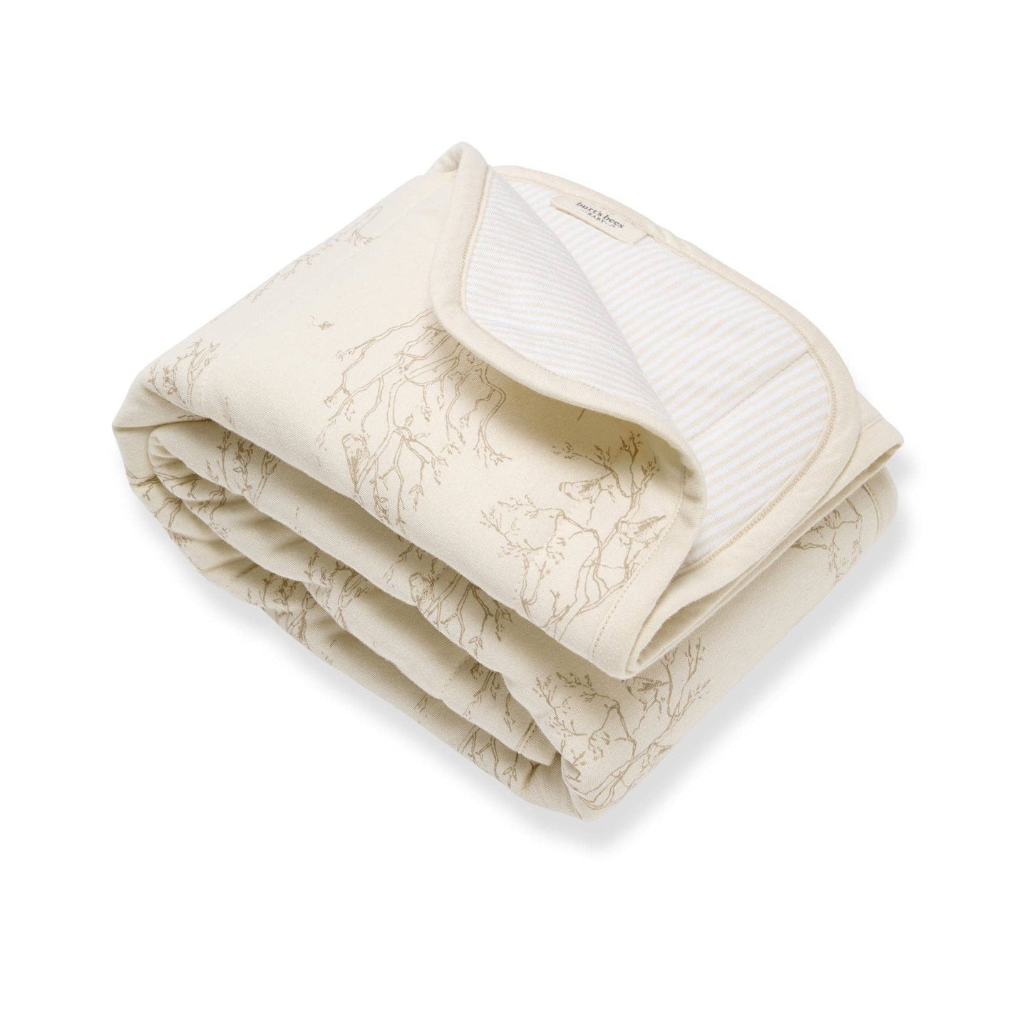 Cotton Baby Blanket Blanket by Burt`s Bees | Swaying Branches Oat