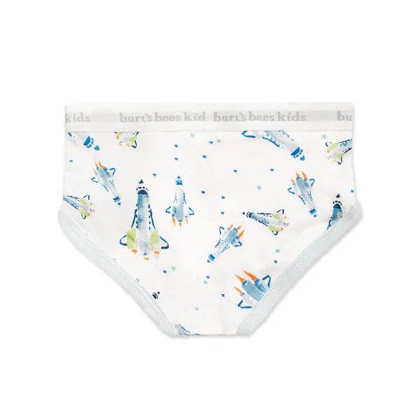Boys Underwear Set | Burt's Bees Baby | Little Planets & Space Shuttles