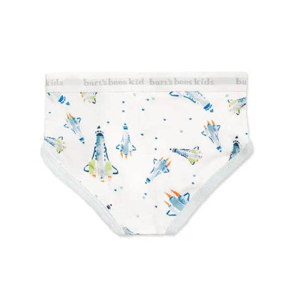 Boys Underwear Set | Burt's Bees Baby | Little Planets & Space Shuttles