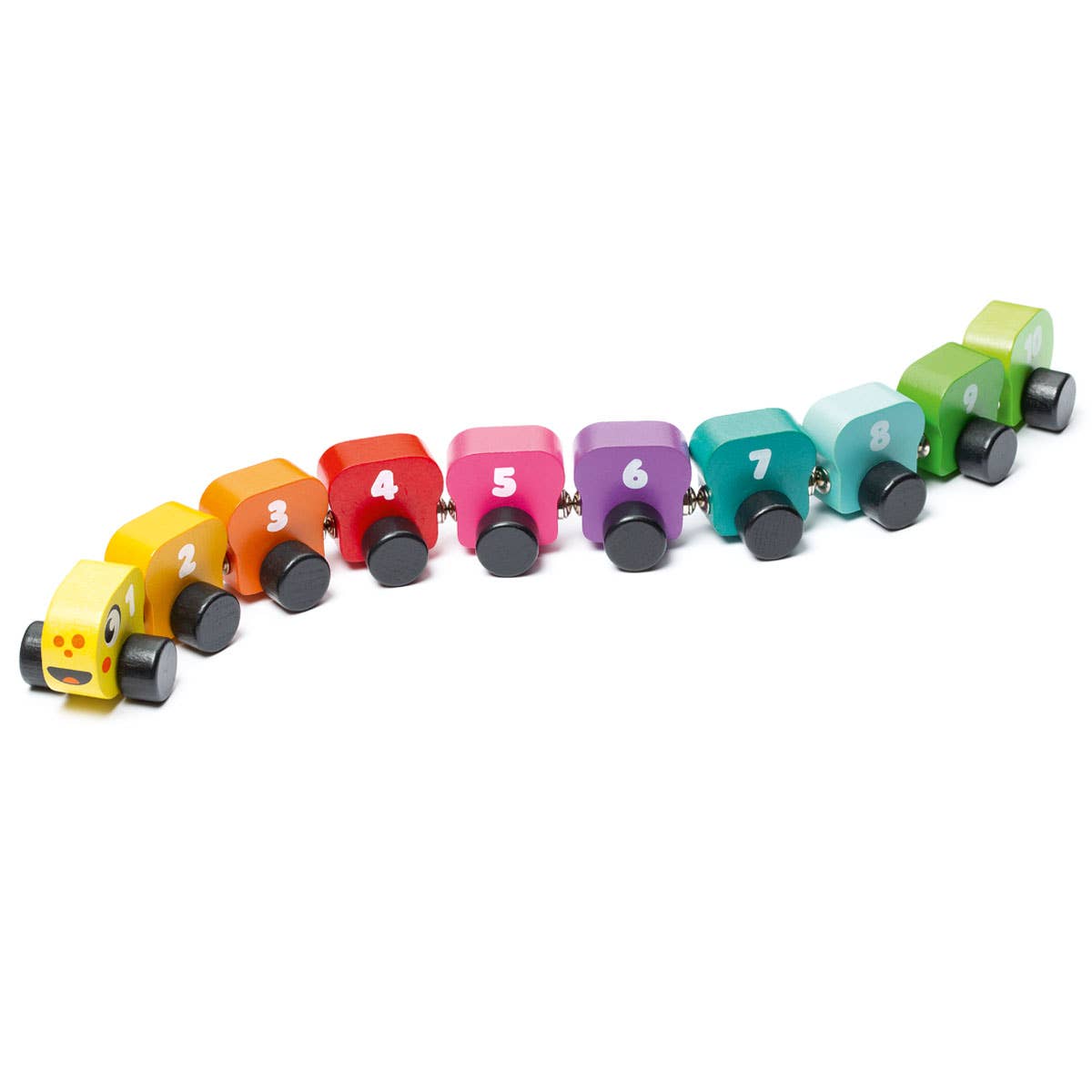 Cubika Wooden Toy | Rainbow Caterpillar