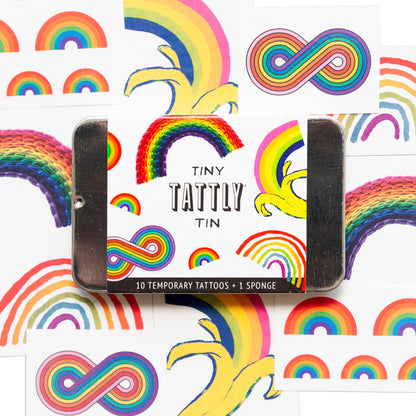 Tattly - Tiny Rainbow Tattoo Tin