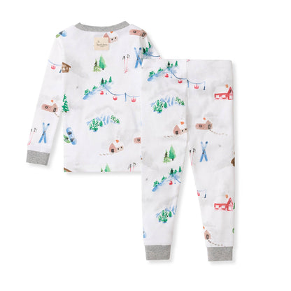 Ski Slopes Organic Cotton Two-Piece Pajamas