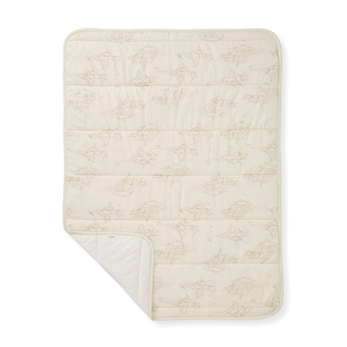 Cotton Baby Blanket Blanket by Burt`s Bees | Swaying Branches Oat