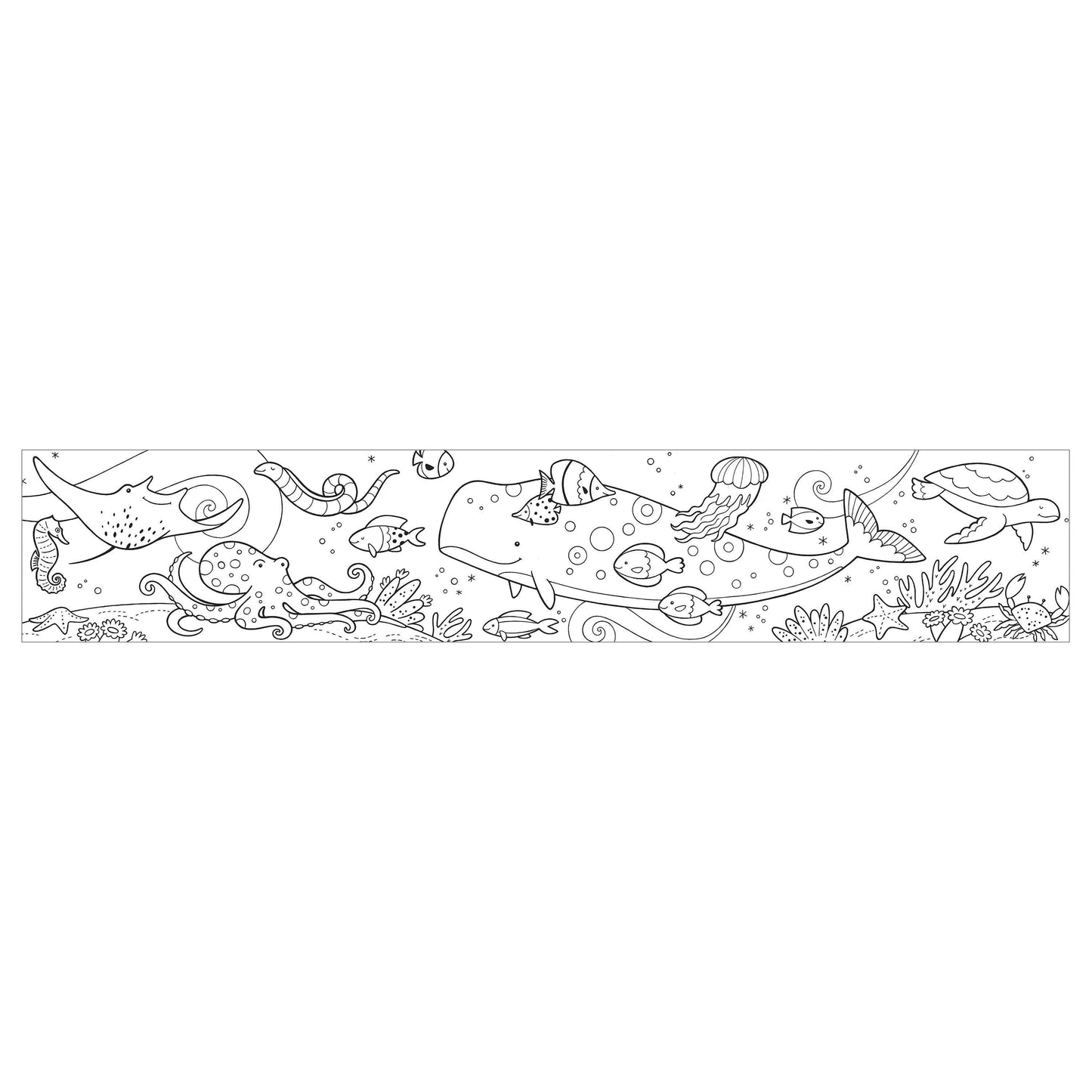 Mini Coloring Roll | Under the Sea