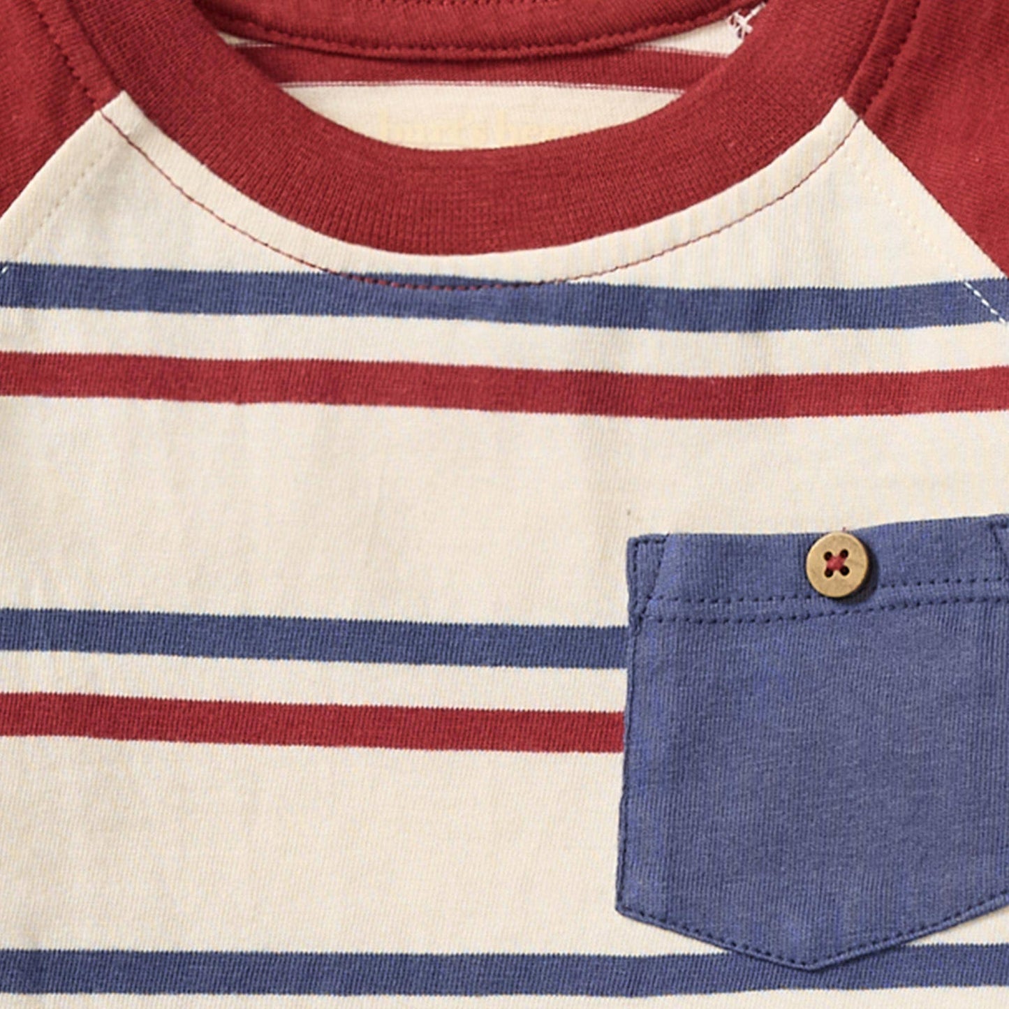 Burt's Bees Baby - USA Stripe Boy Tee & Shorts Set