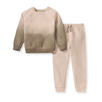Dip Dye Sweatshirt Set by Burt`s Bees | Soft Mocha