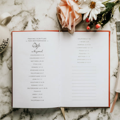 Praying Scripture for Motherhood Journal  by The Daily Grace Co