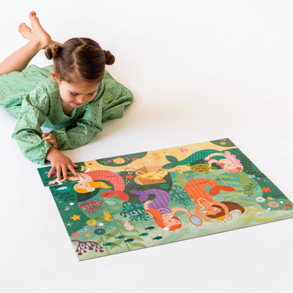 24-Piece Floor Puzzle | Mermaid Friends