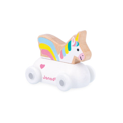 Janod - Crossroads Enchanted Kingdom Unicorn Display x4