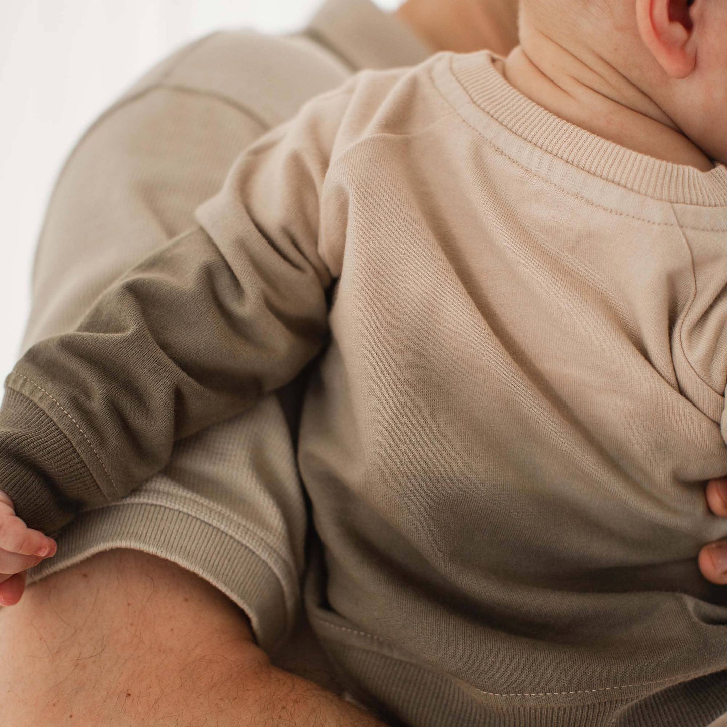 Dip Dye Sweatshirt Set by Burt`s Bees | Soft Mocha