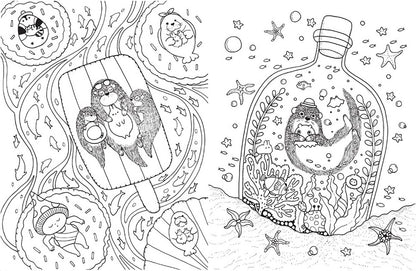 A Million Sea Creatures Coloring Book