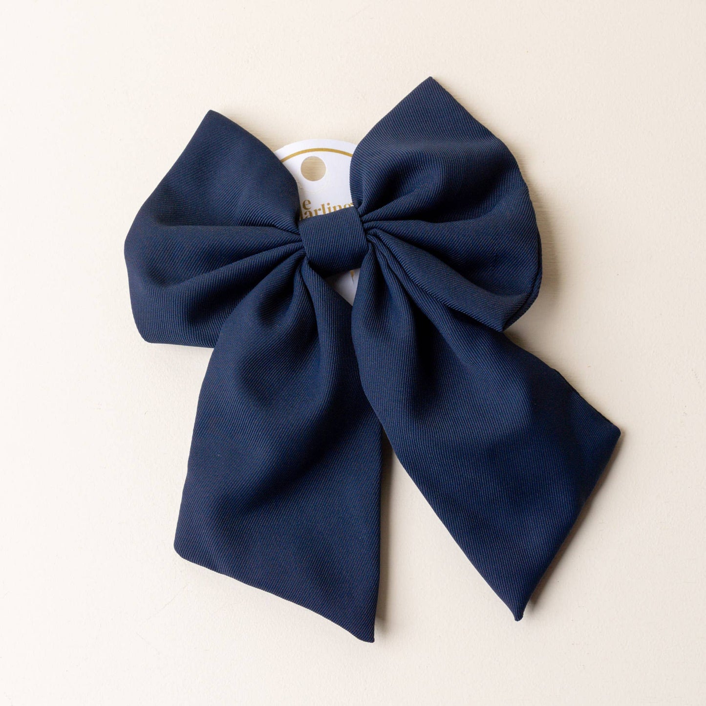 Classic Hair Bow | Navy