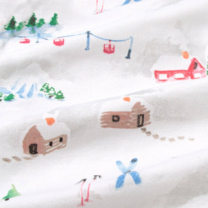 Ski Slopes Organic Cotton PJ Set Womens