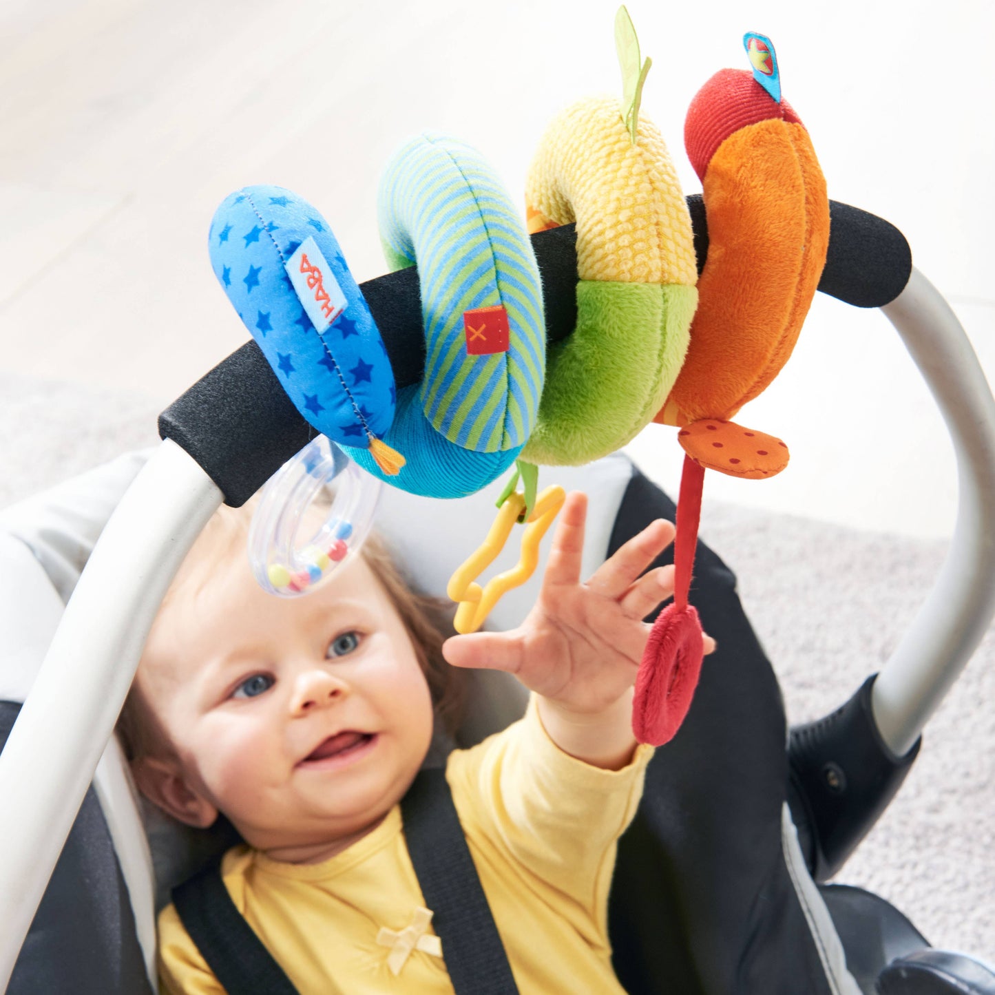 HABA USA - Rainbow Activity Spiral Stroller Toy