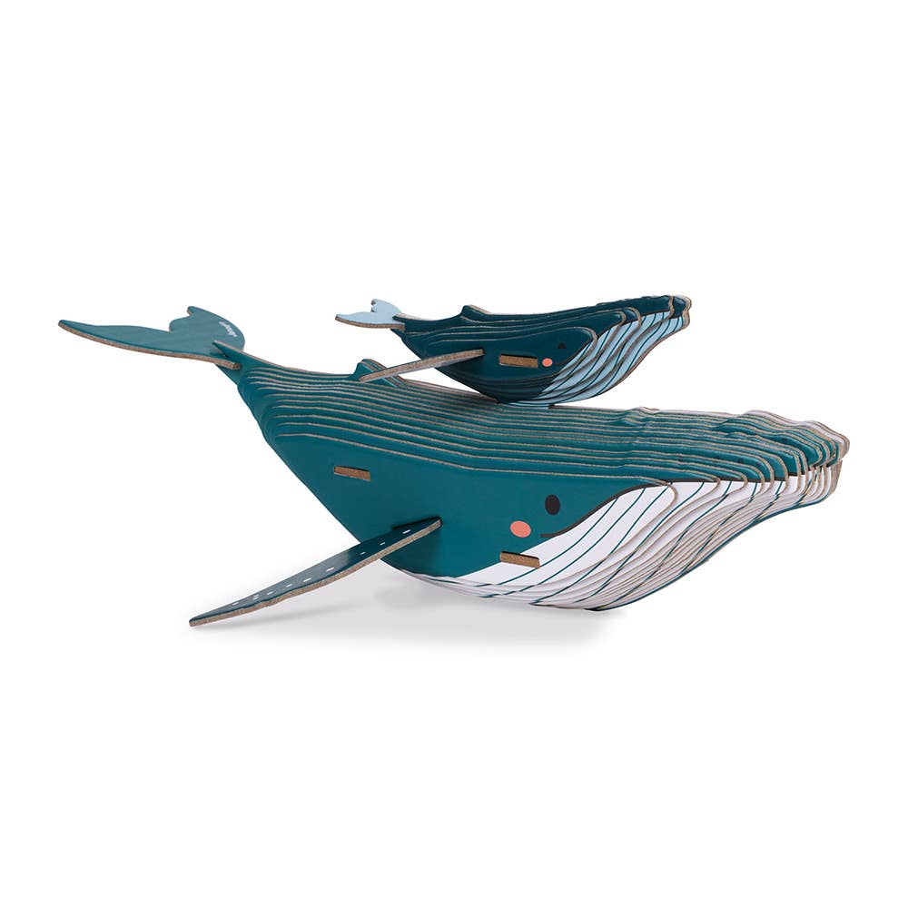 3d Puzzle by Janod | Blue Whale
