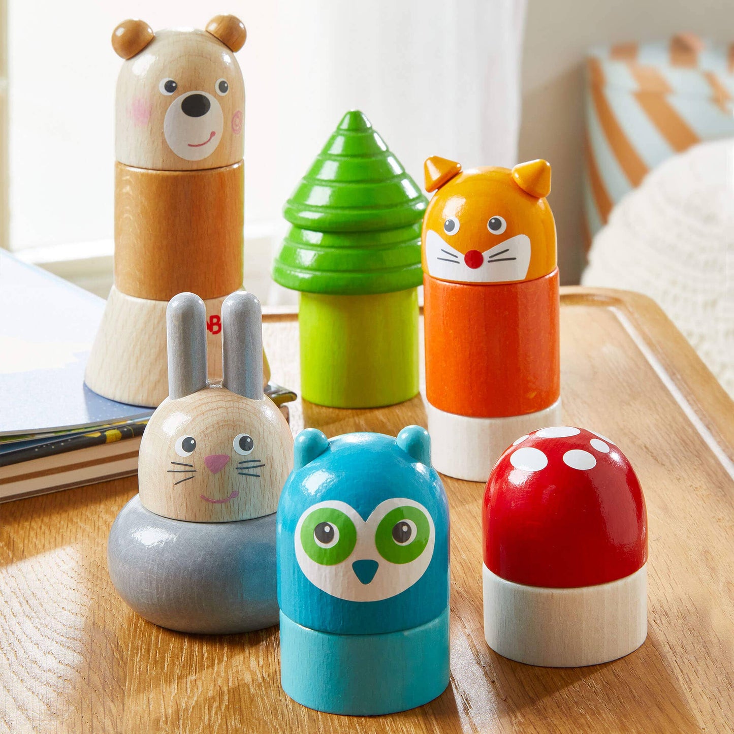 Stacking Toy by HABA USA | Forest Animals