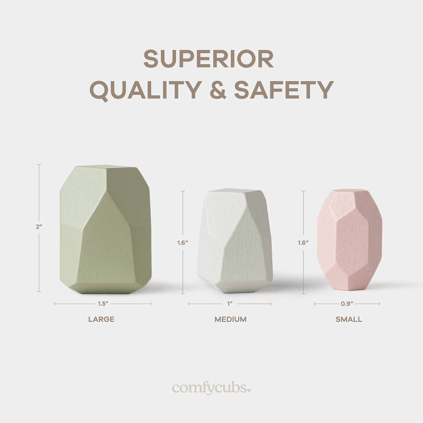 Wooden Stacking Stones | Neutral Pack