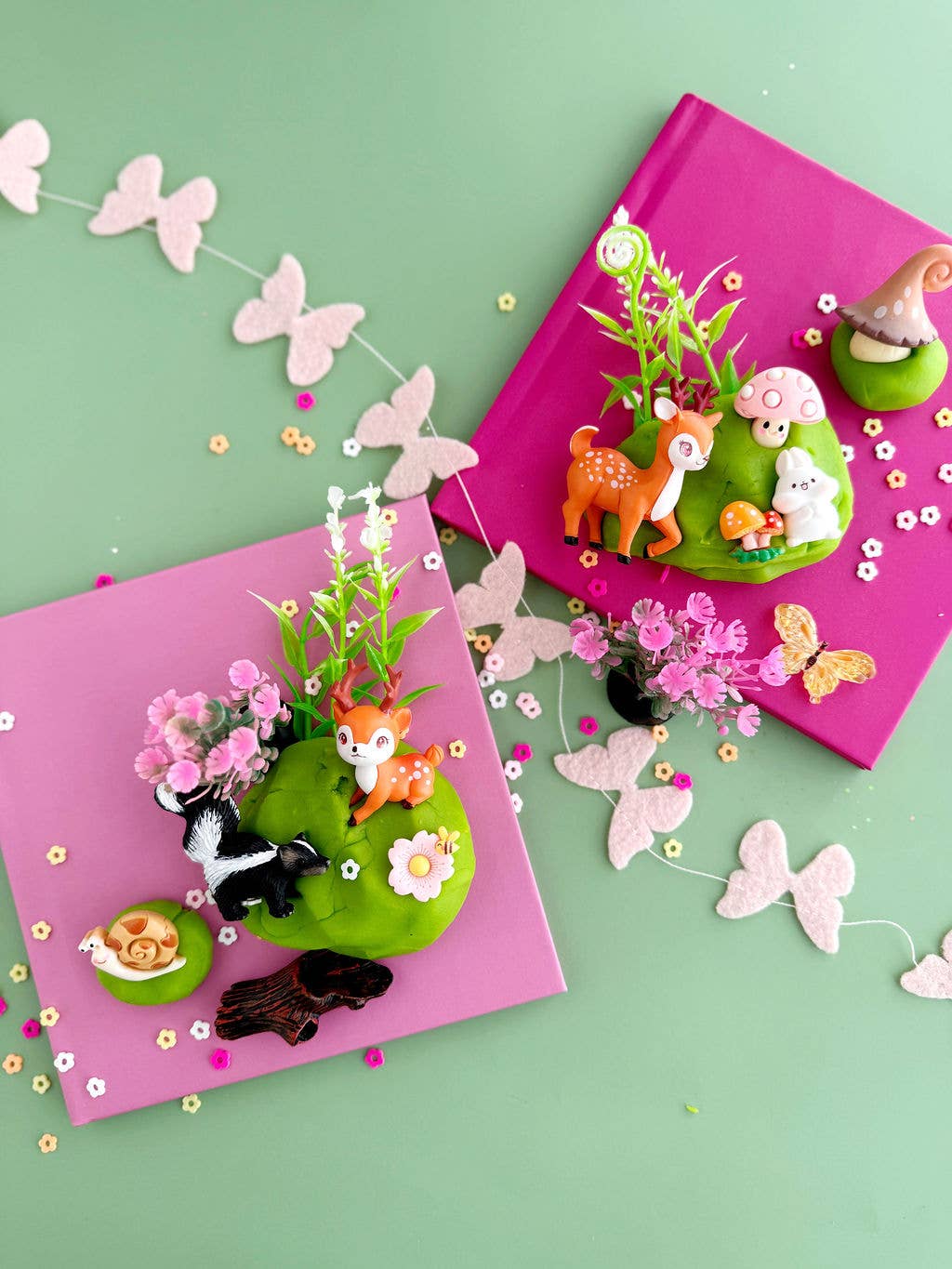 Earth Grown KidDoughs (KidDoughs by EGKD) - Spring Meadow KidDough Play Kit