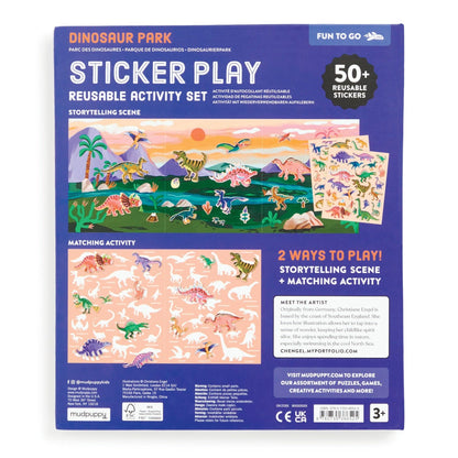Sticker Play Reusable Activity Set | Dinosaur Park