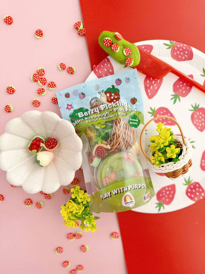 Earth Grown KidDoughs (KidDoughs by EGKD) - Berry Picking Mini Play Pack