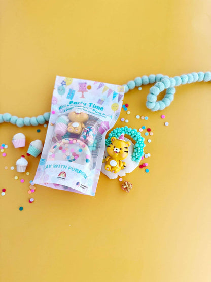 Earth Grown KidDoughs (KidDoughs by EGKD) - Party Time Mini KidDough Play Pack