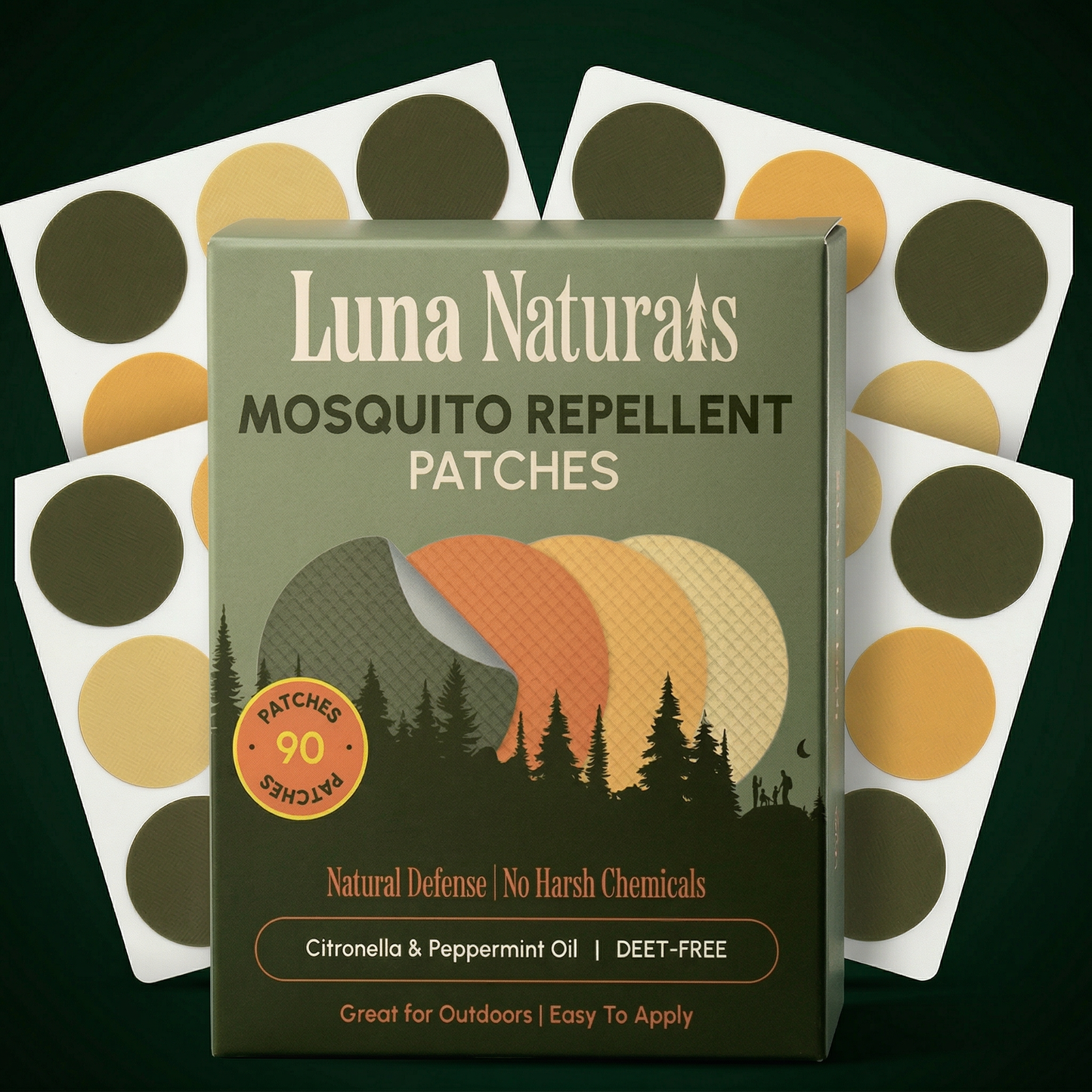 Mosquito Repellent Patches | Fresh & Herbal