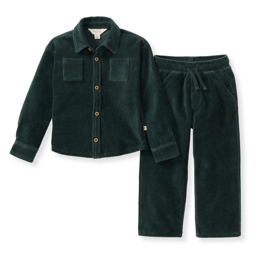 Knit Corduroy Set by Burt`s Bees