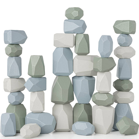 Wooden Stacking Stones | Boy Pack