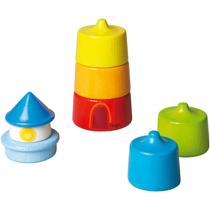 Lighthouse Wooden Rainbow Stacker by HABA