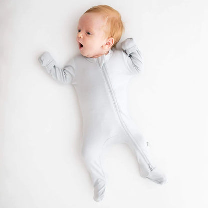 Zippered Footie by Kyte Baby | Storm