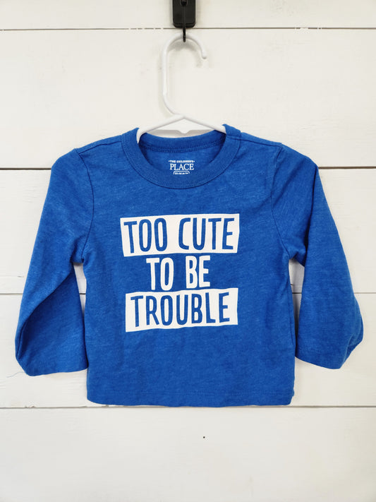 Size 12-18m | Place Long Sleeve Shirt - Too Cute