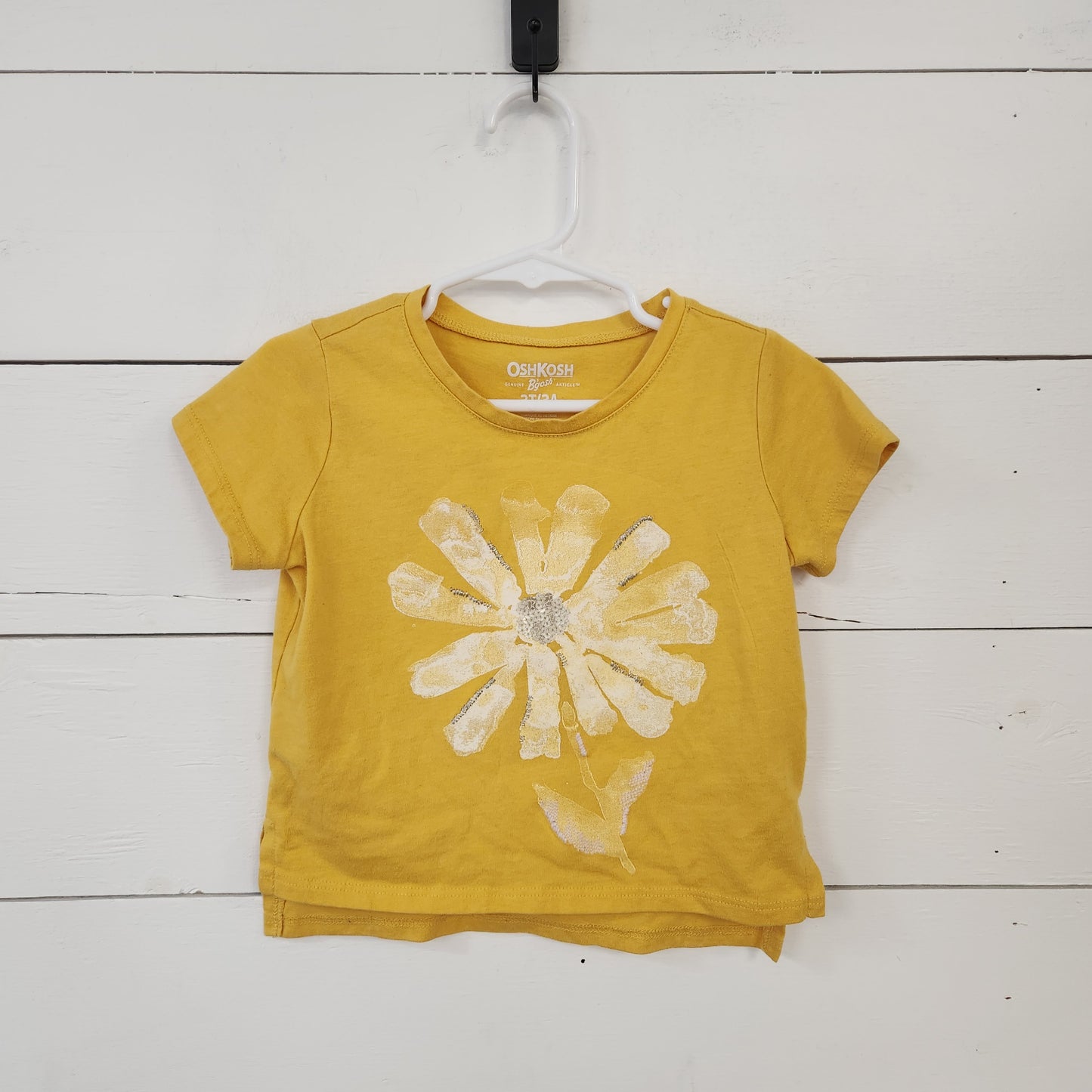Size 3t | Osh Kosh Yellow Flower Shirt