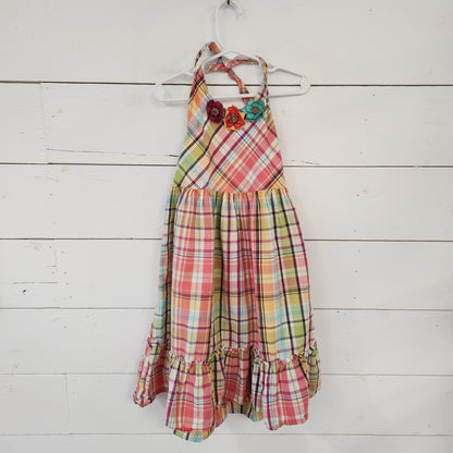 Size 8 | Gymboree Plaid Halter Dress