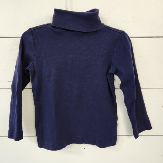 Size 2t | Primary Navy Turtleneck