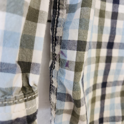 Size 2t | Osh Kosh Plaid Buttondown *stain