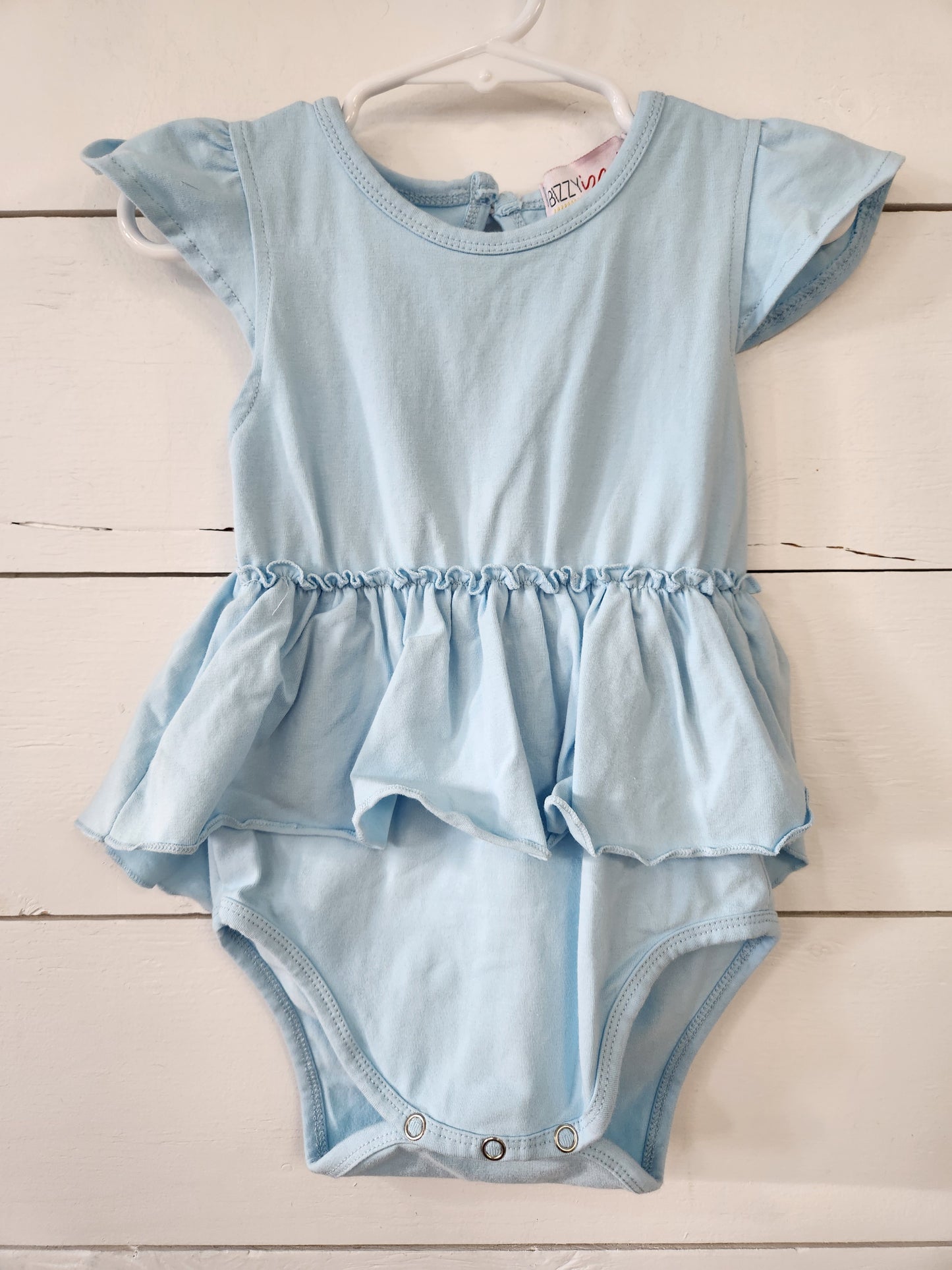 Size 2t | Bizzy Izzy blue Romper