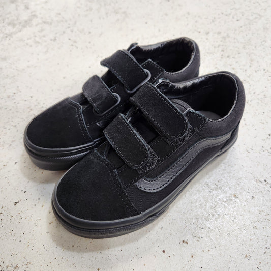 Size 11 | Vans Black Velcro Shoes