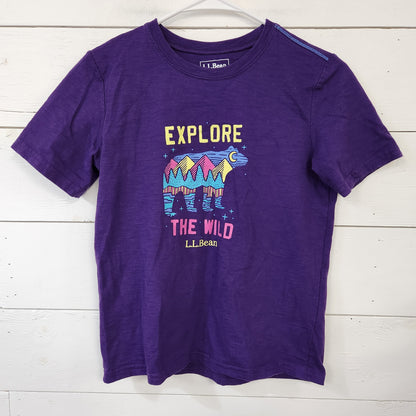 Size 10-12 | LL Bean explore purple shirt