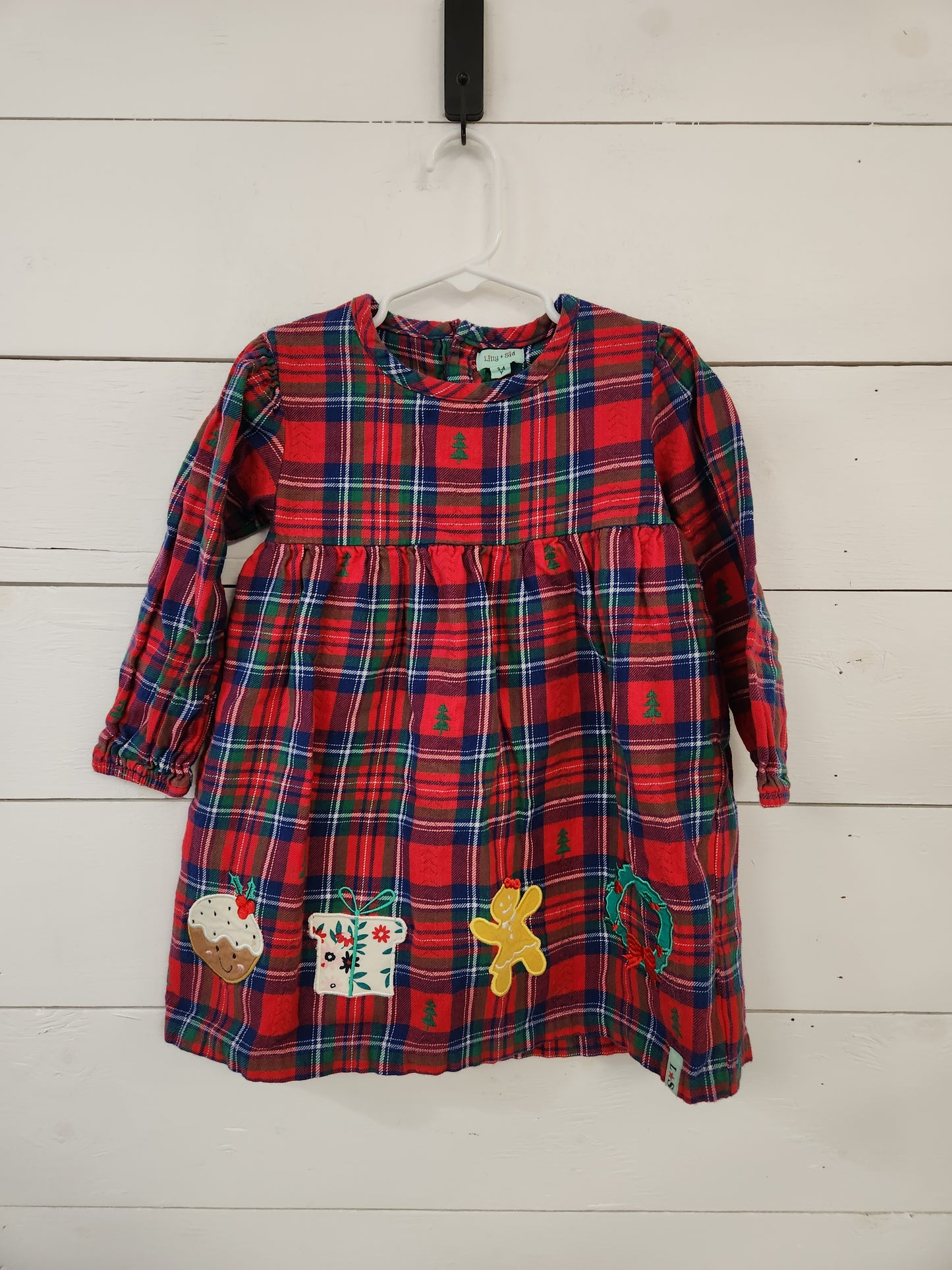 Size 3-4t | Lilly & Sis Christmas Dress