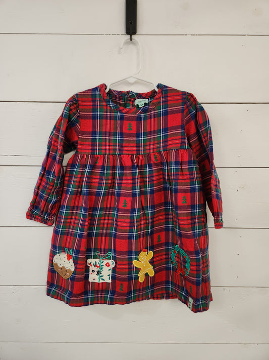 Size 3-4t | Lilly & Sis Christmas Dress