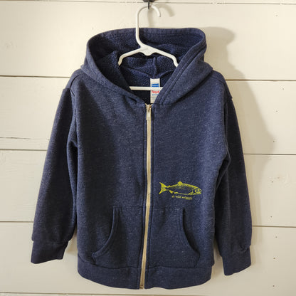 Size 6 | AK Wild Salmon Zippered Hoodie